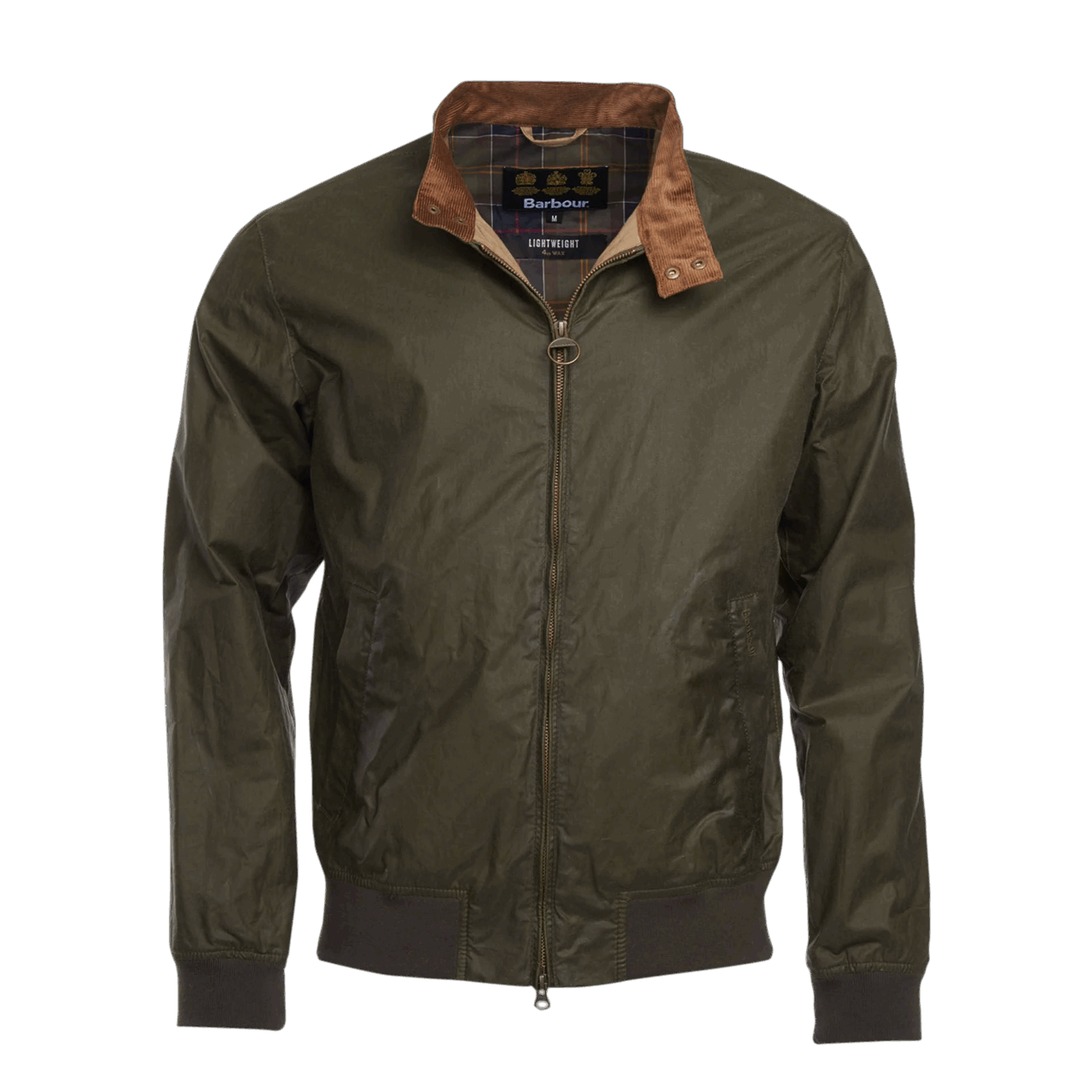Barbour Royston Lightweight Wax Jacket - archive olive