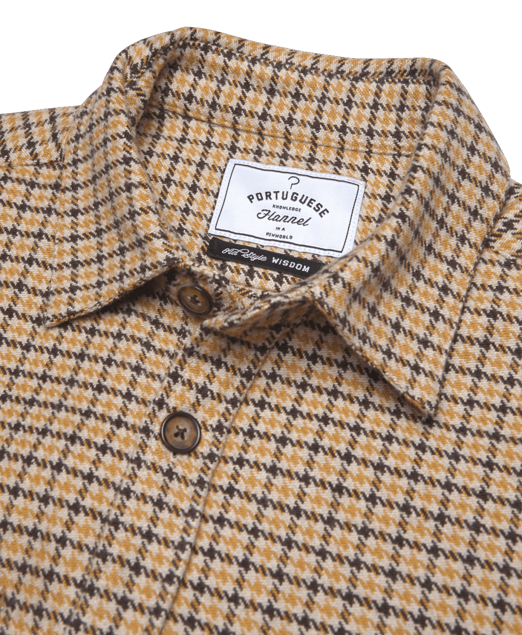 Portuguese Flannel Brown/Mustard Overshirt
