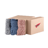 Red Wing Cotton Ragg Sock 3 Pack - navy/black/red