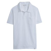 Merz b. Schwanen Pocket Polo Shirt - White