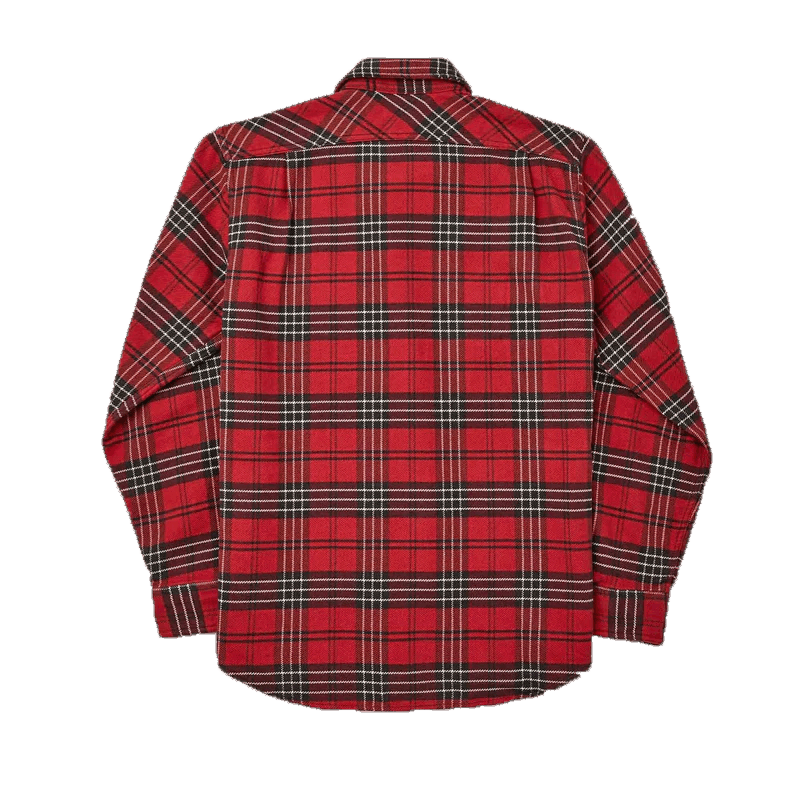 Filson Vintage Flannel Work Shirt - beacon red / quarry