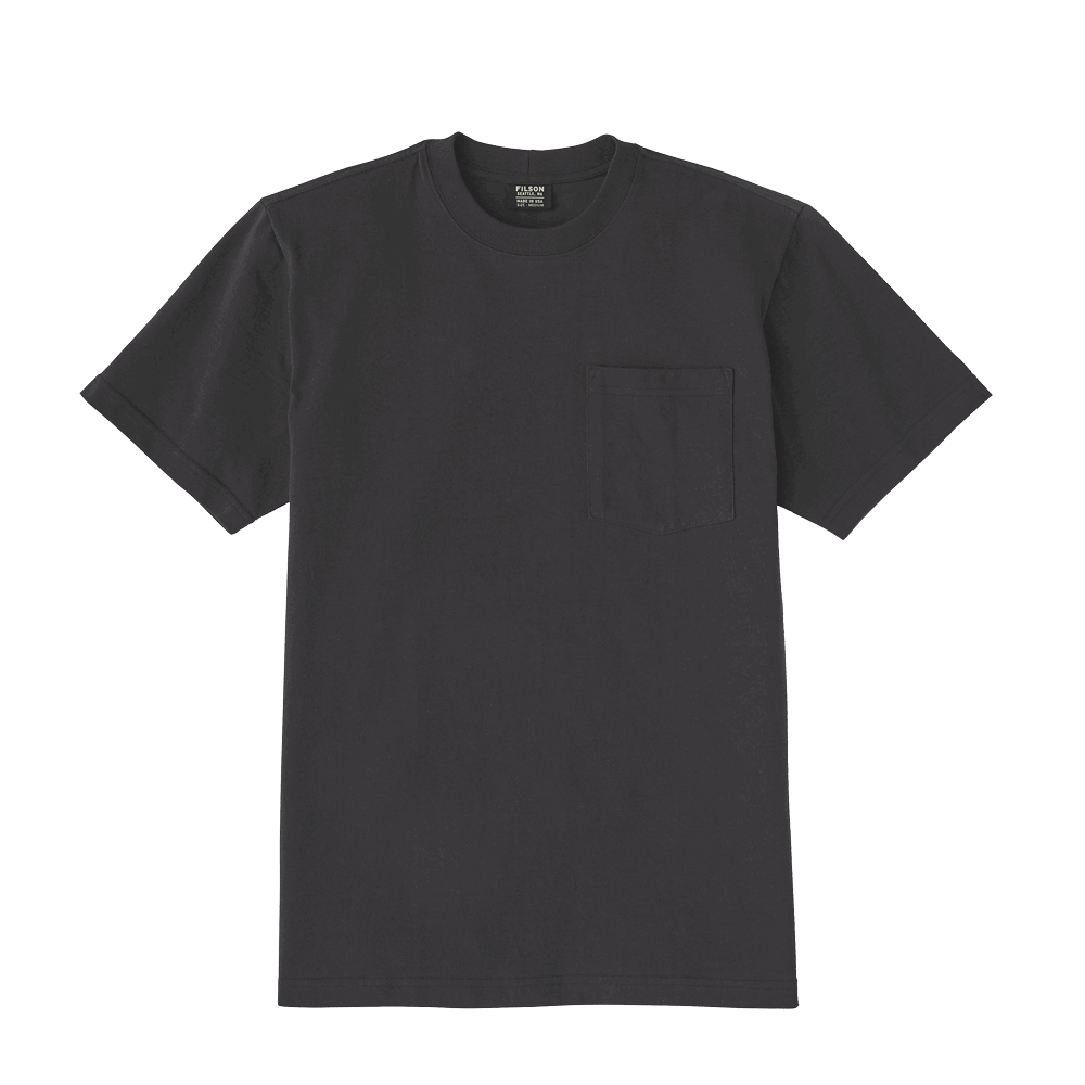Filson Outfitter Solid One Pocket T-Shirt - faded black