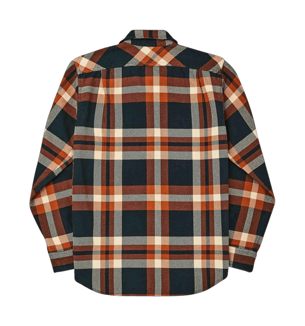 Filson Vintage Flannel Work Shirt - fir / river rust