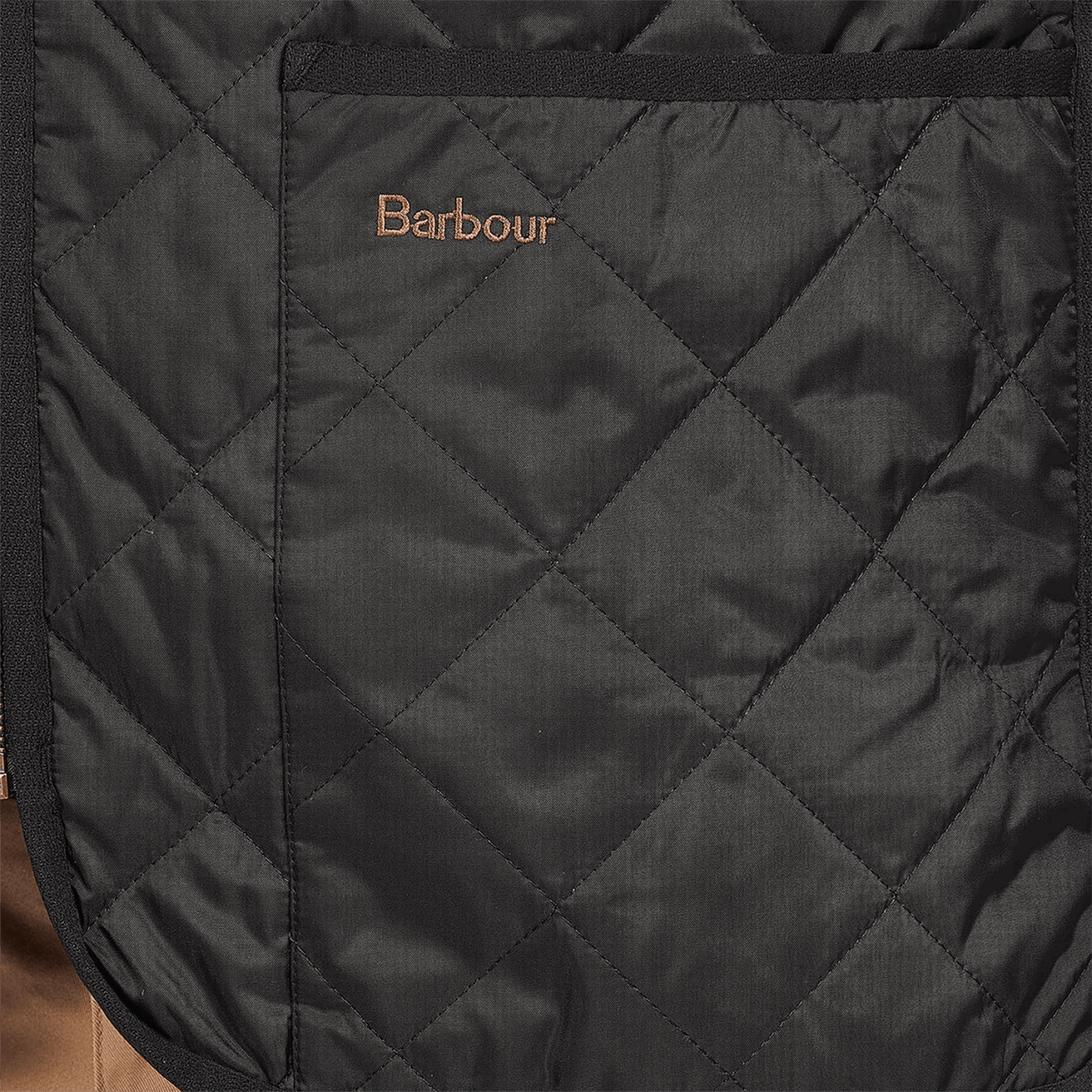 Barbour Quilted Waistcoat / Zip-in Liner - black