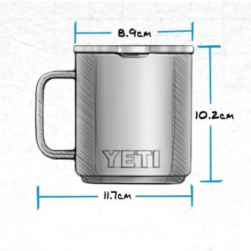 YETI Rambler 10 oz (300ml) Mug - taupe