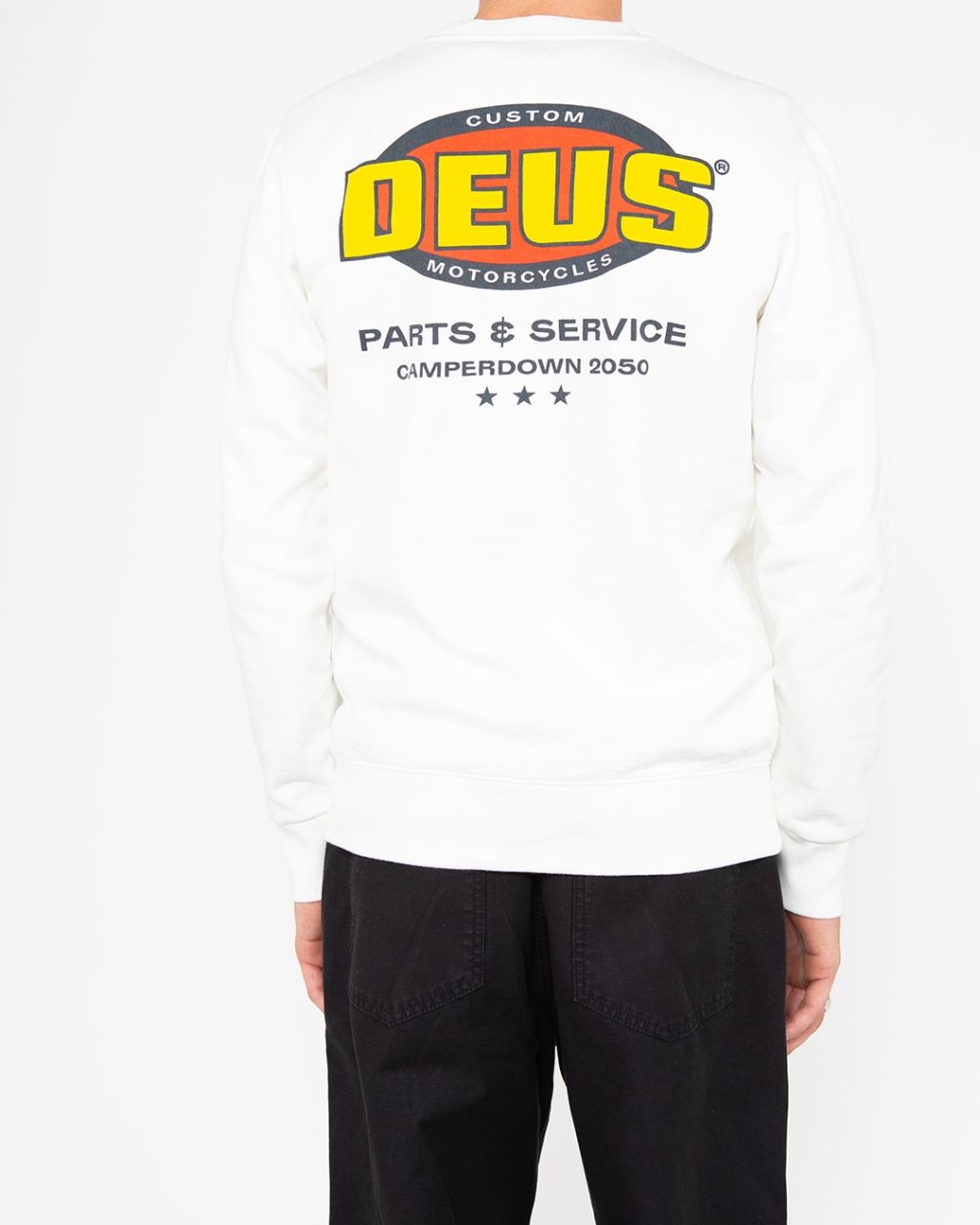Deus Chop Shop Crew - vintage white