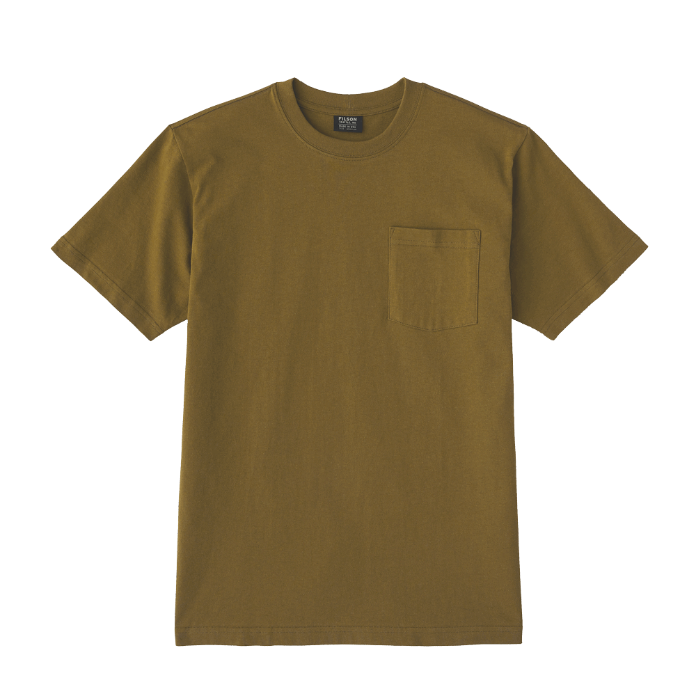 Filson Outfitter Solid One Pocket T-Shirt - olive drab