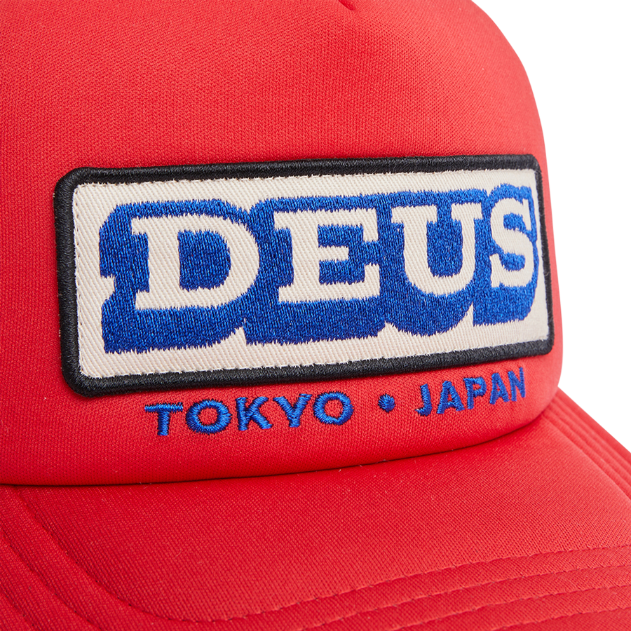 Deus Redline Trucker Cap - red