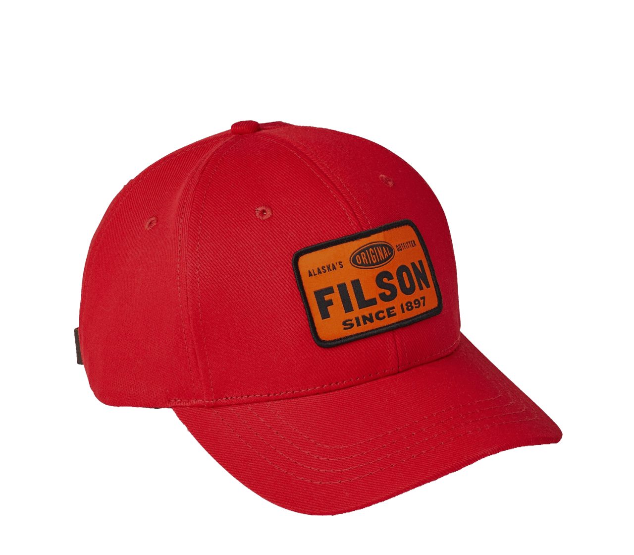Filson Logger Denim Cap - Scarlet Red