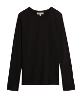 Merz b. Schwanen 1950's Longsleeve -Shirt - deep black