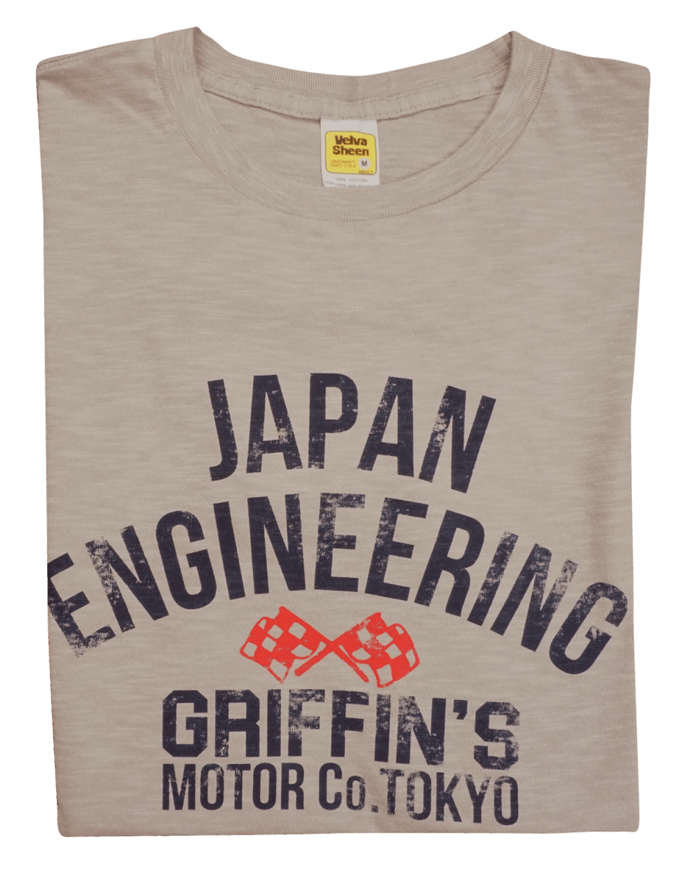 Velva Sheen Japan Engineering Tee Gray