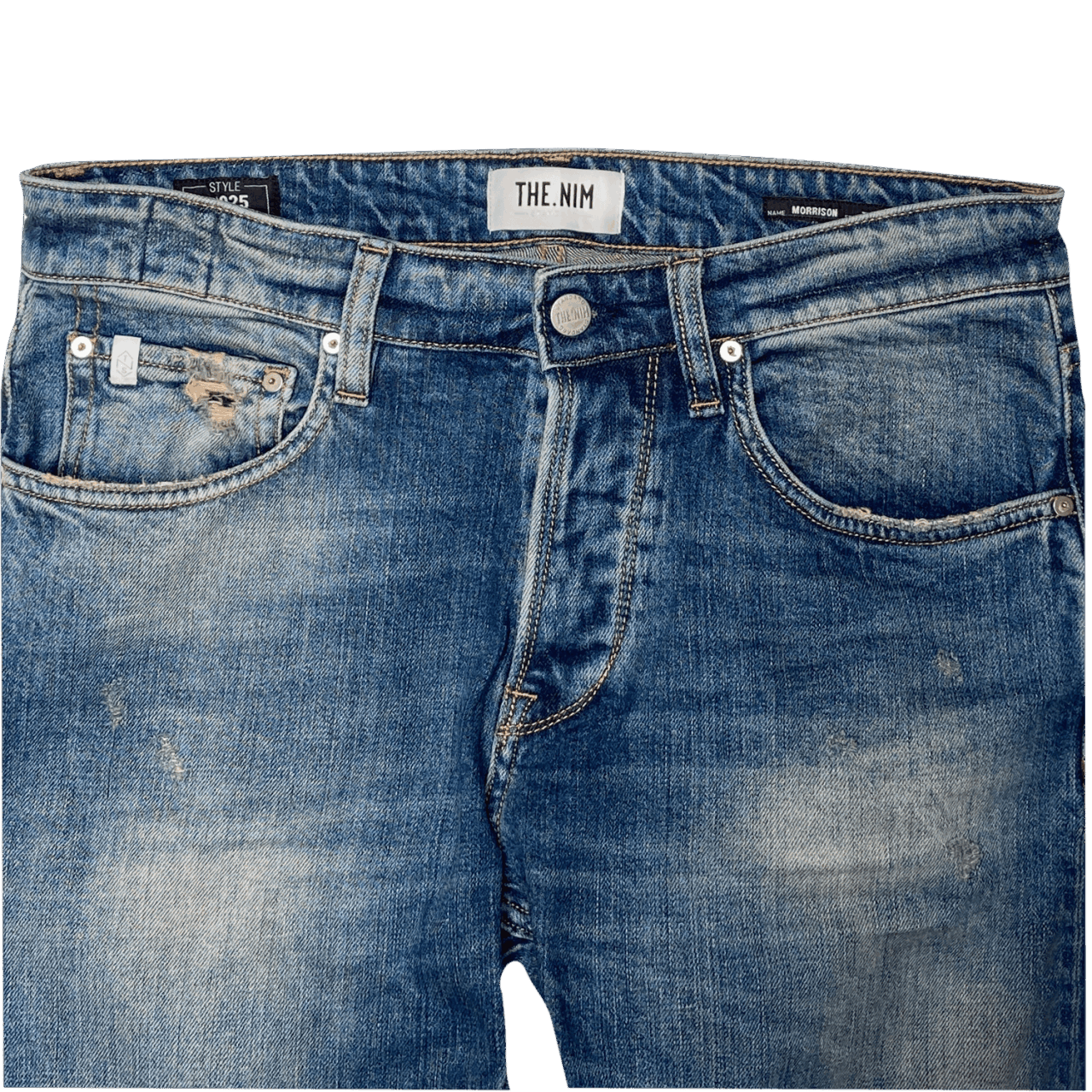 THE.NIM 952 Morrison Jeans Slim Tapered Fit - distressed vintage