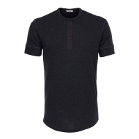 Pike Brothers 1927 Henley Shirt Short Sleeve - iron grey