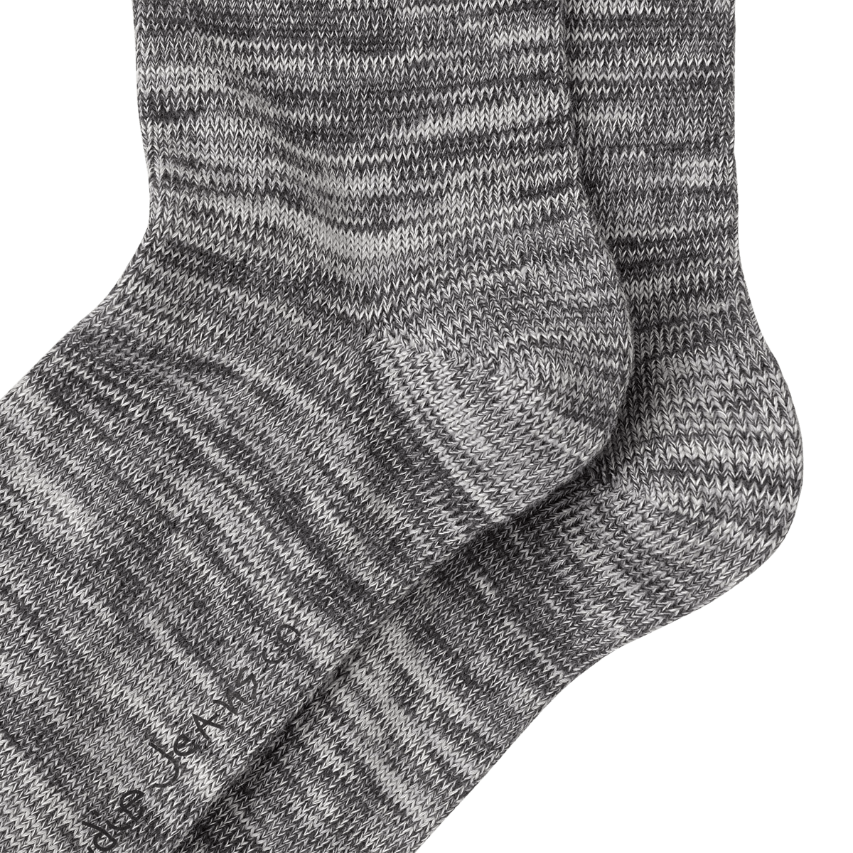 Nudie Jeans Rasmusson Multi Yarn Socks - Dark Grey