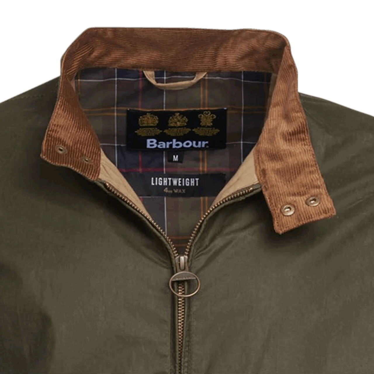 Barbour Royston Lightweight Wax Jacket - archive olive