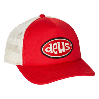 Deus Brimson Trucker Cap - Red