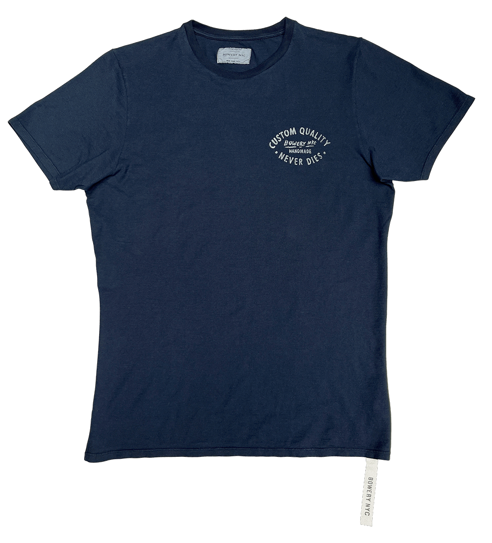 Bowery NYC - Custom Quality t-shirt - gibraltar blue