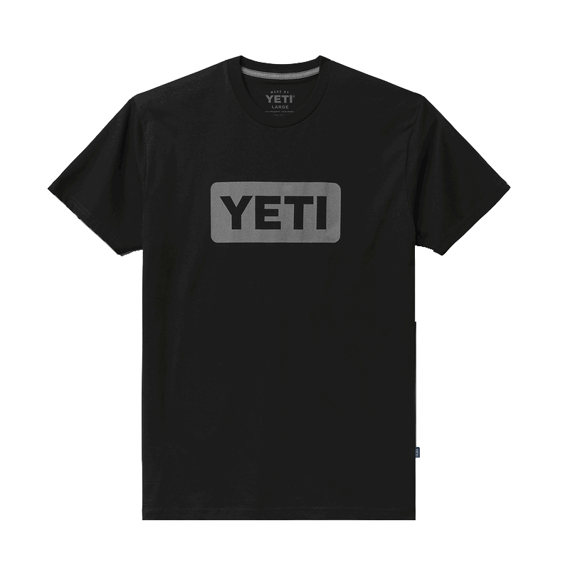 YETI Logo Badge T-Shirt - black
