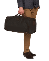 Barbour Wax Holdall Bag - navy