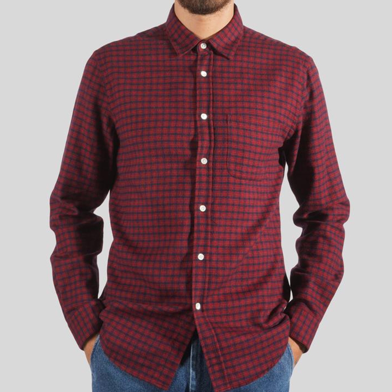 Portuguese Flannel Micro Check Shirt
