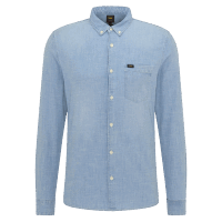 Lee Slim Fit Button Down Shirt - Skyway Blue