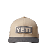 YETI Logo Badge Trucker Hat - grey/taupe