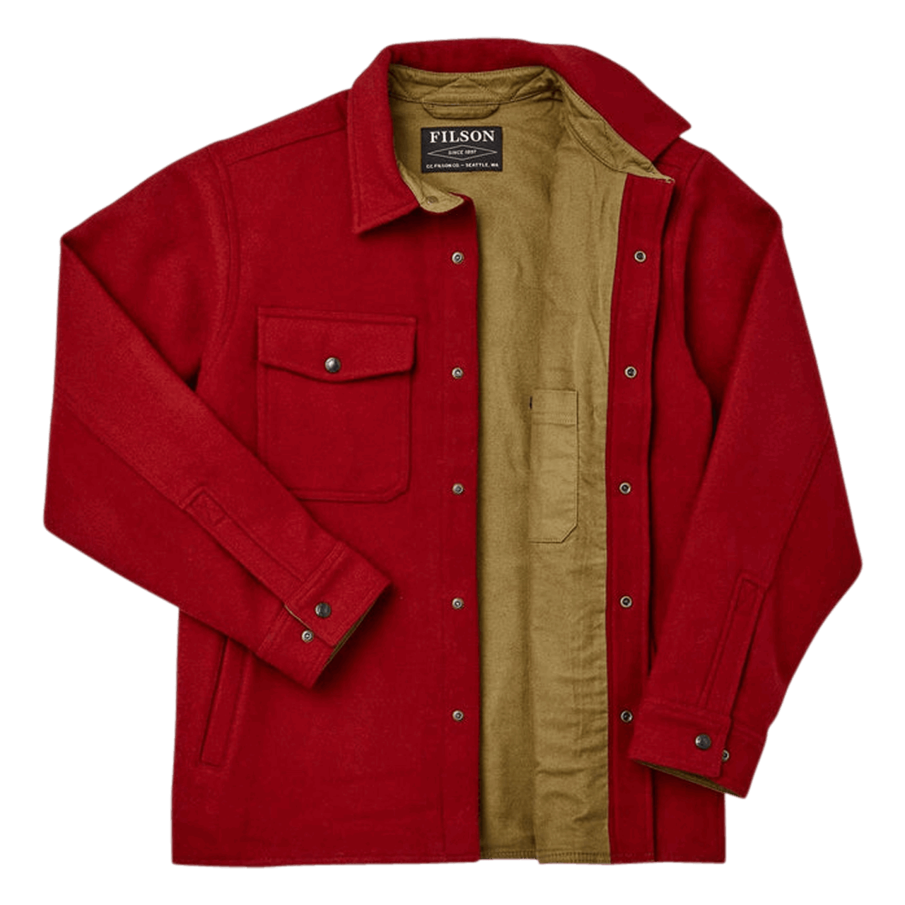 Filson Mackinaw Wool Jac-Shirt - red oak