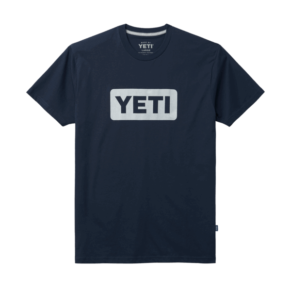 YETI Logo Badge T-Shirt - navy