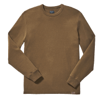Filson Waffle Knit Thermal Crew Shirt-olive