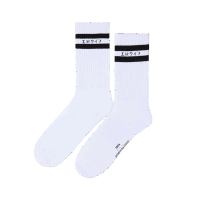 EDWIN x Democratique Socks - Striped - white