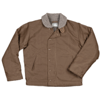 Pike Brothers 1944 N1-Deck Jacket khaki gray waxed