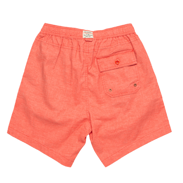 Deus Sandbar Hemp Mesh Shorts - Coral Orange