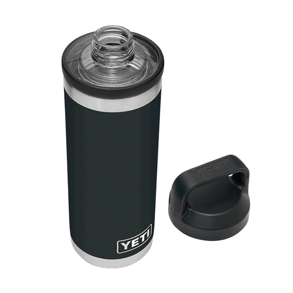YETI Rambler 18 oz (532ml) Flasche mit Chug Cap - black