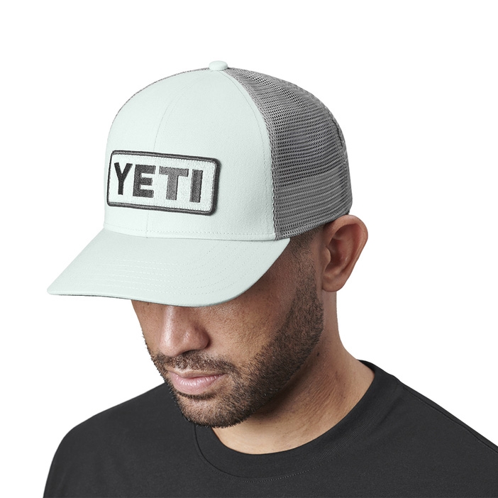 YETI Logo Badge Trucker Hat - mint