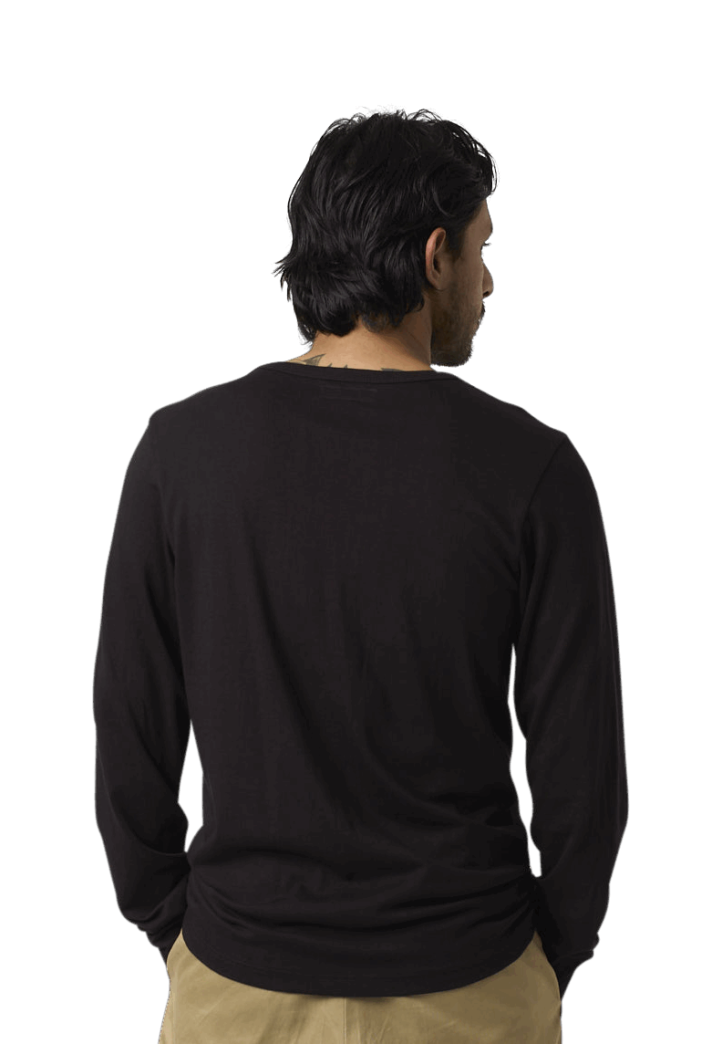 Merz b. Schwanen 1950's Longsleeve -Shirt - deep black