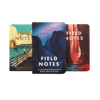 Field Notes 3-Pack National Parks 3-Pack A - Yosemite, Acadia, Zion
