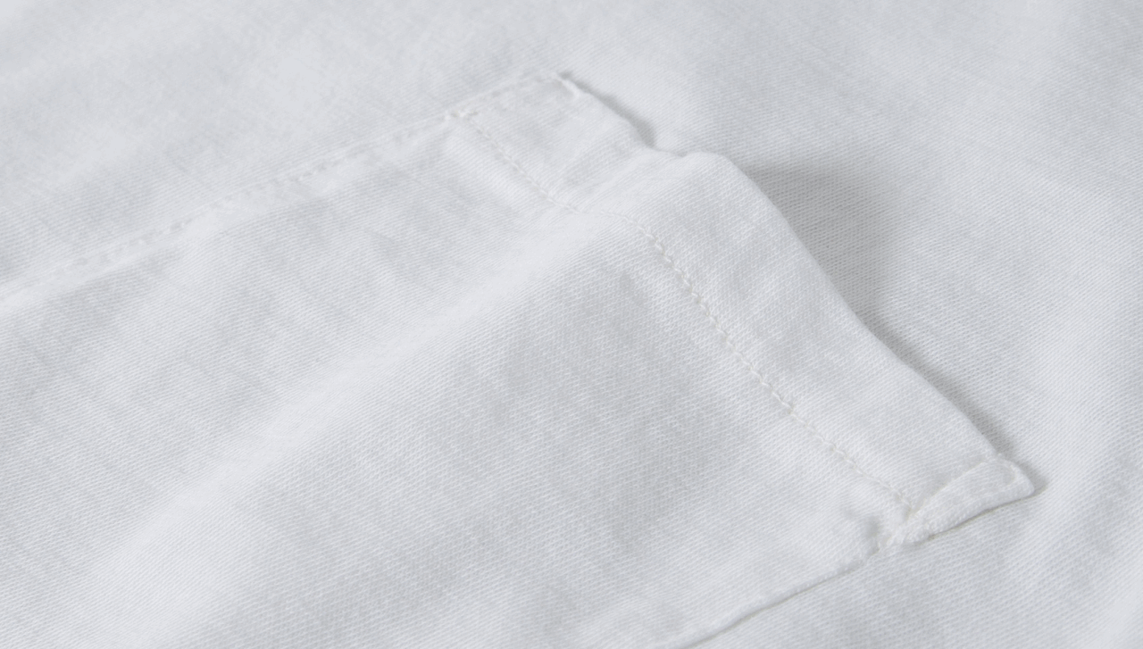 Merz beim Schwanen Basic Pocket T-Shirt - White
