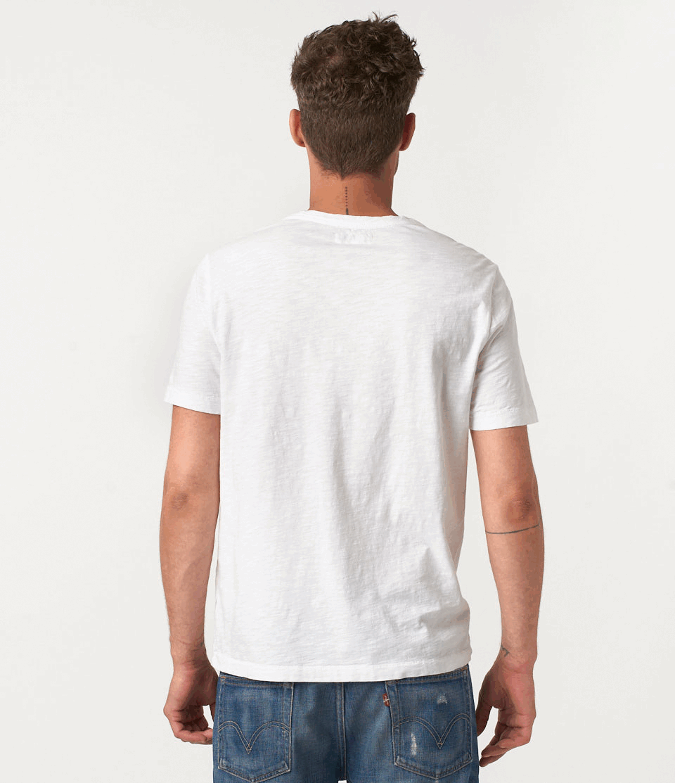 Merz b. Schwanen G.B. Genderless Roundneck T-Shirt - white