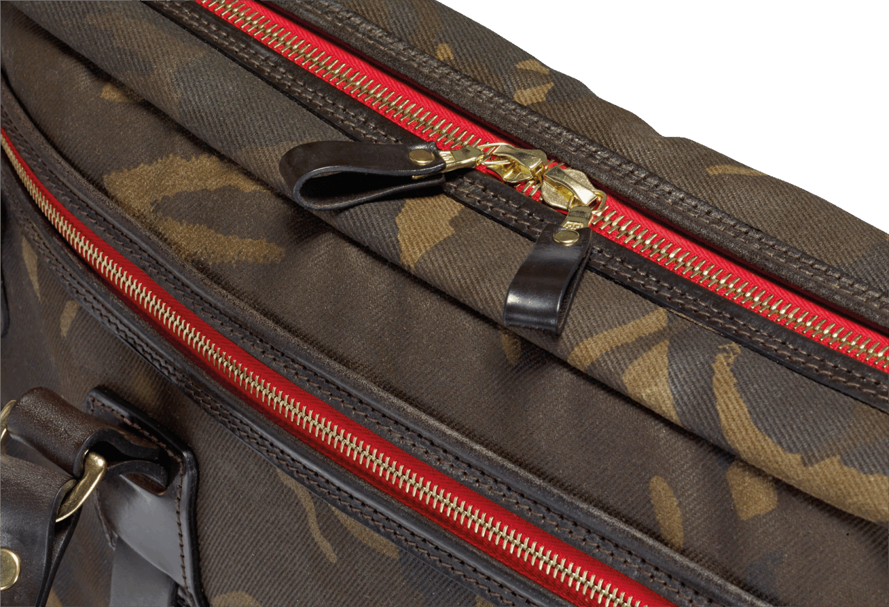 Croots Waxed Camouflage Laptop Bag