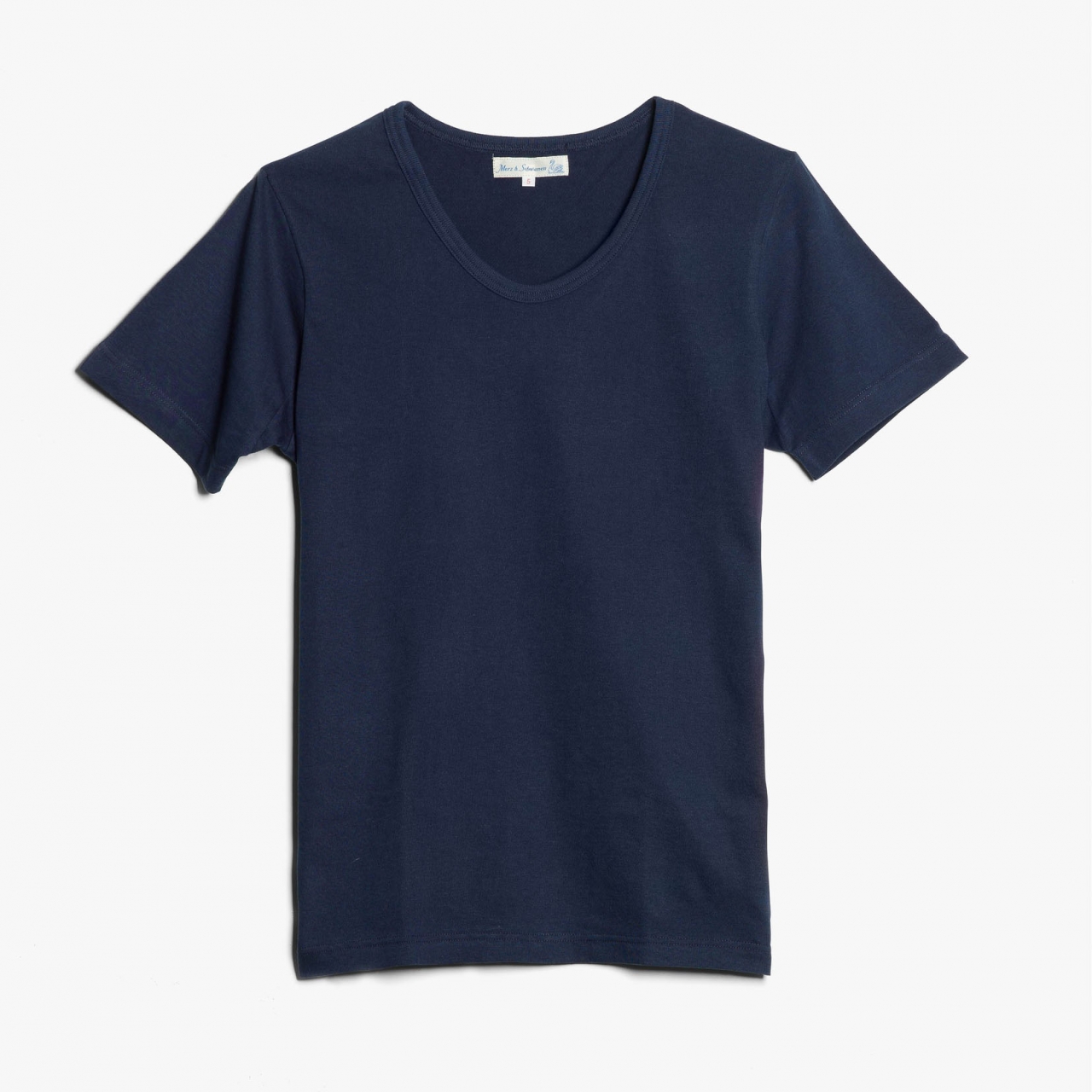 Merz b. Schwanen G.O. 1970's T-Shirt - ink blue