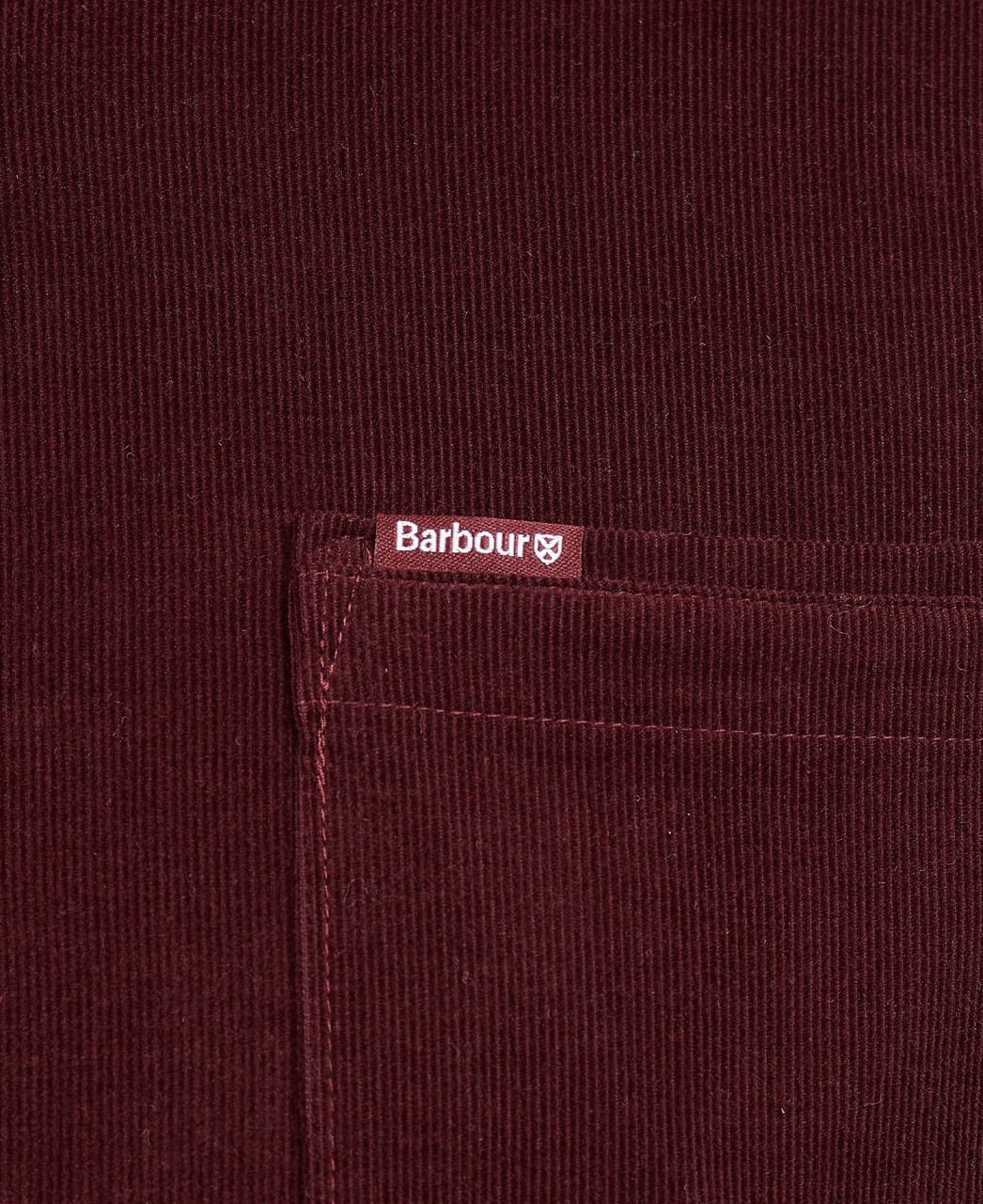 Barbour Ramsey Cord Shirt - winter red