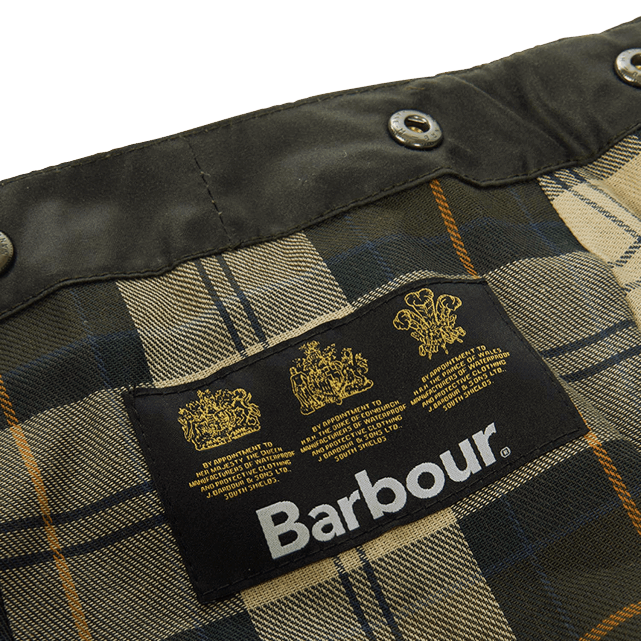 Barbour Waxed Cotton Hood - sage