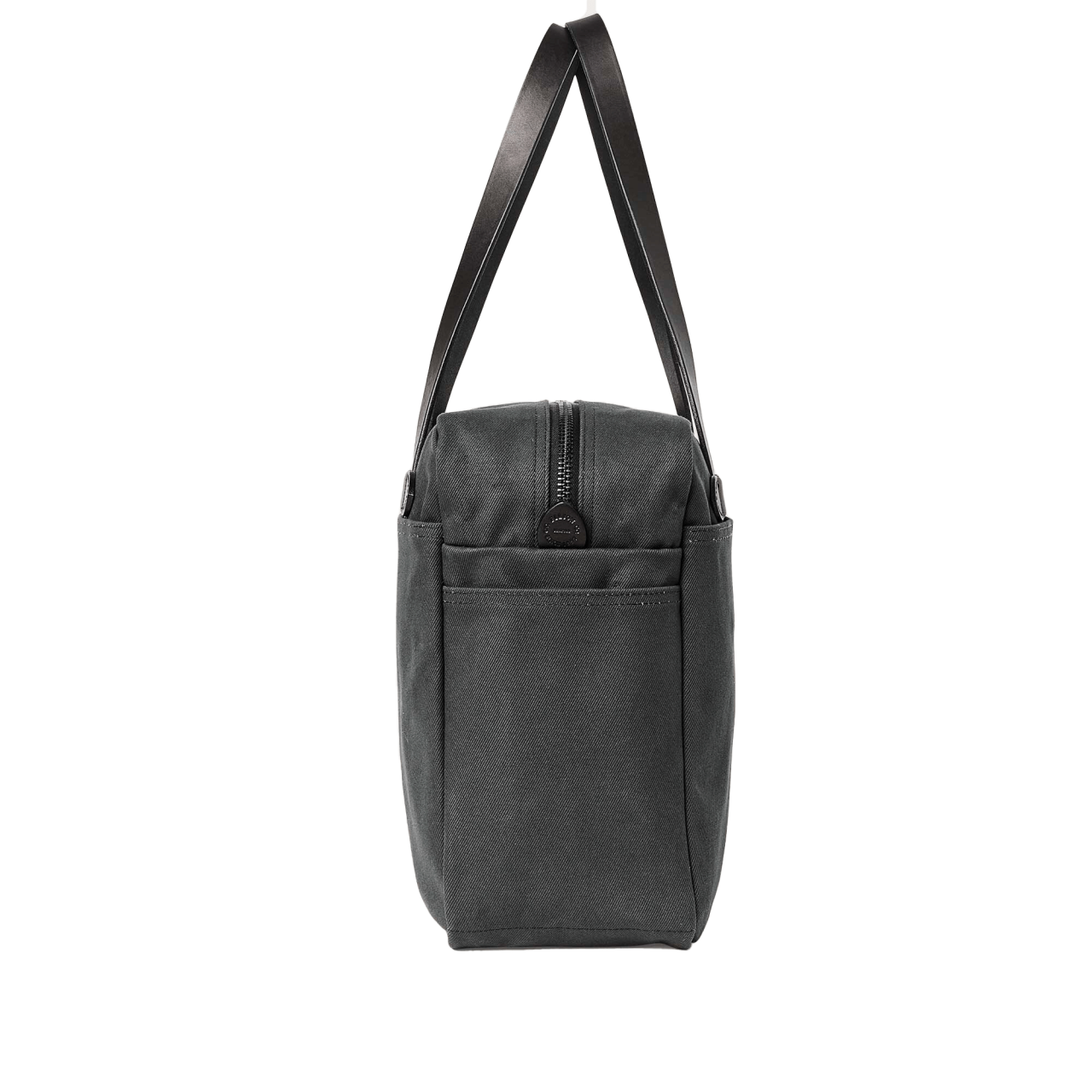Filson Rugged Twill Tote Bag with Zipper - faded black