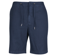 Barbour linen Cotton Shorts - navy