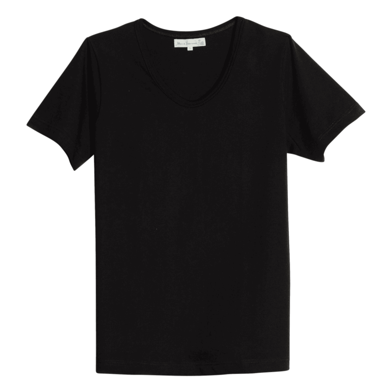 Merz b. Schwanen G.O. 1970's T-Shirt - deep black