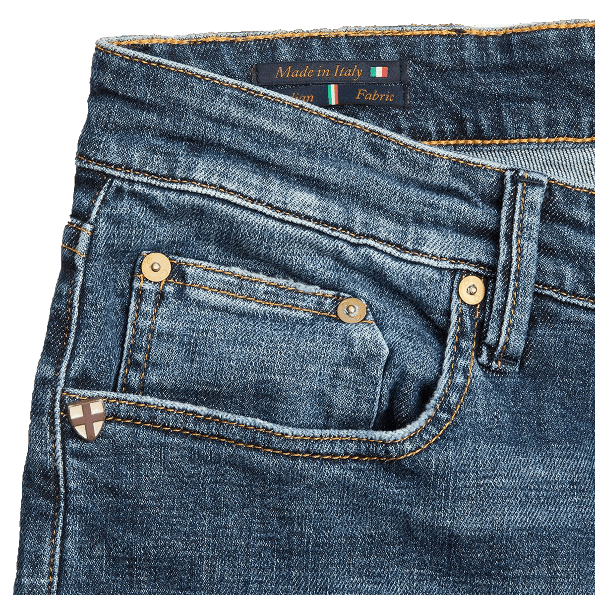 BLUE DE GENES Vinci Vintage Dark Jeans