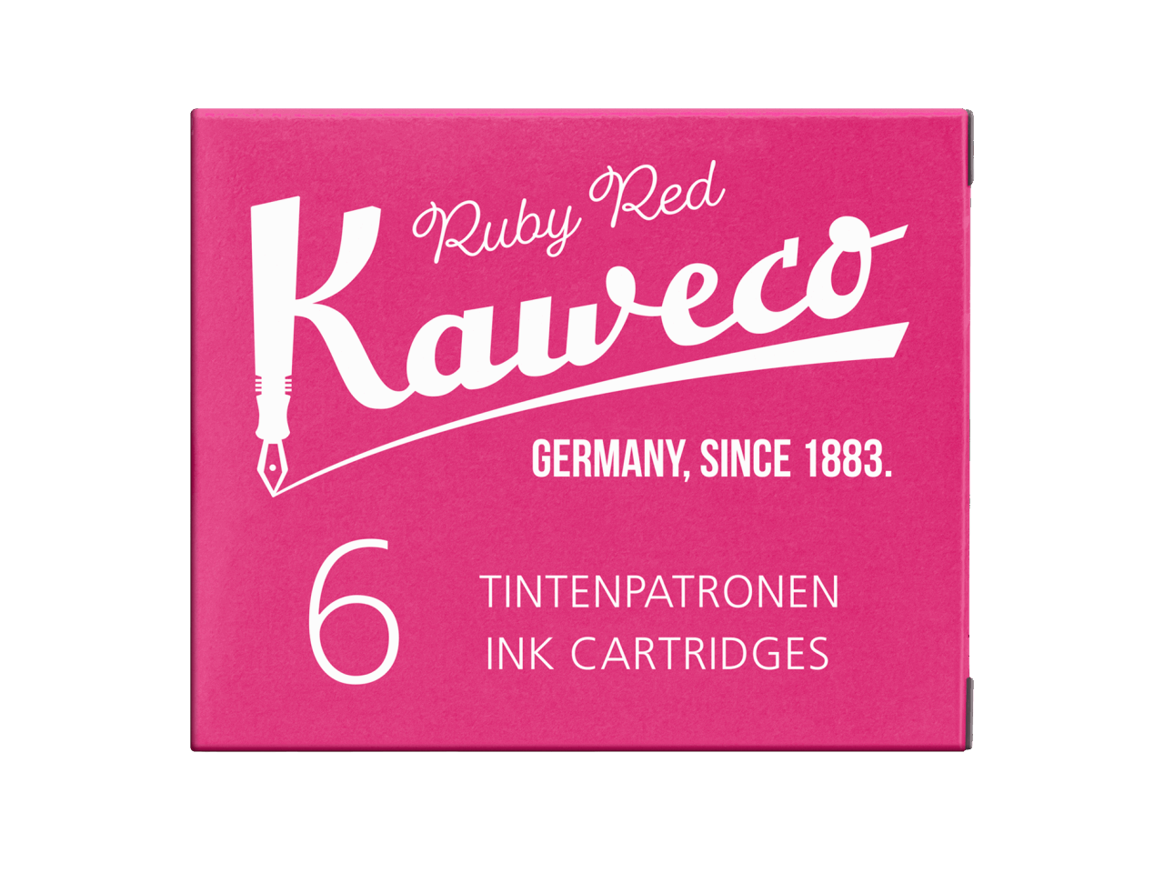 Kaweco Tintenpatronen 6 Stück - Rubinrot